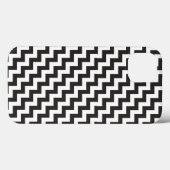 Schwarz-weiß Diagonal Chevrons iPhone 6 Xtreme Fal Case-Mate iPhone Hülle (Rückseite (Horizontal))