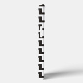 Schwarz-weiß Diagonal Chevrons iPhone 6 Xtreme Fal Case-Mate iPhone Hülle (Rückseite / Rechts)