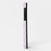 Schwarz-Weiß-Diamant Case-Mate iPhone Hülle (Hinten/Links)