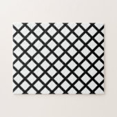 Schwarz-Weiß-Diamant-Frustration Puzzle (Horizontal)