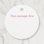 Schwarz-Weiß-Diamant Geschenkanhänger (Rückseite)