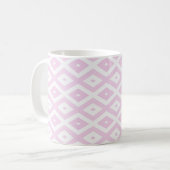 Schwarz-Weiß-Diamant Kaffeetasse (Vorderseite Links)