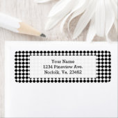 Schwarz-Weiß-Diamant-Muster von Shirley Taylor (Insitu)