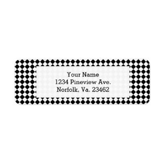 Schwarz-Weiß-Diamant-Muster von Shirley Taylor