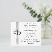 Schwarz-Weiß-Diamant-Probe - Einladung (Stehend Vorderseite)