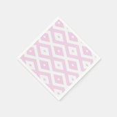 Schwarz-Weiß-Diamant Serviette (Ecke)