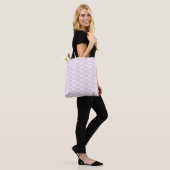 Schwarz-Weiß-Diamant Tasche (Am Model)