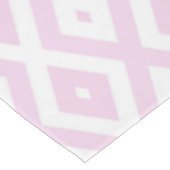 Schwarz-Weiß-Diamant Tischdecke (Schrägansicht)