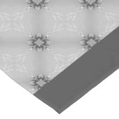 Schwarz-Weiß-Diamantfacetten Großer Tischläufer (Ecke)