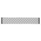 Schwarz-Weiß-Diamantfacetten Großer Tischläufer (Horizontal)