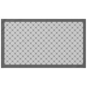 Schwarz-Weiß-Diamantfacetten Tischdecke (Vorderseite (Horizontal))