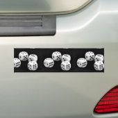 Schwarz-Weiß-Diäten Autoaufkleber (Auf Auto)