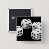 Schwarz-Weiß-Diäten Button (Vorne & Hinten)