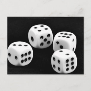 Schwarz-Weiß-Diäten Postkarte