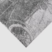 Schwarz-Weiß-Digitale Karte, Design 1 Seidenpapier (Detail)