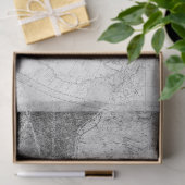 Schwarz-Weiß-Digitale Karte, Design 1 Seidenpapier (Geschenk)