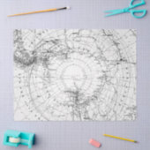 Schwarz-Weiß-Digitale Karte, Design 3 Seidenpapier (Basteln)