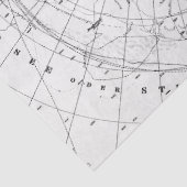 Schwarz-Weiß-Digitale Karte, Design 3 Seidenpapier (Detail)