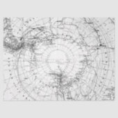 Schwarz-Weiß-Digitale Karte, Design 3 Seidenpapier (Vorderseite)