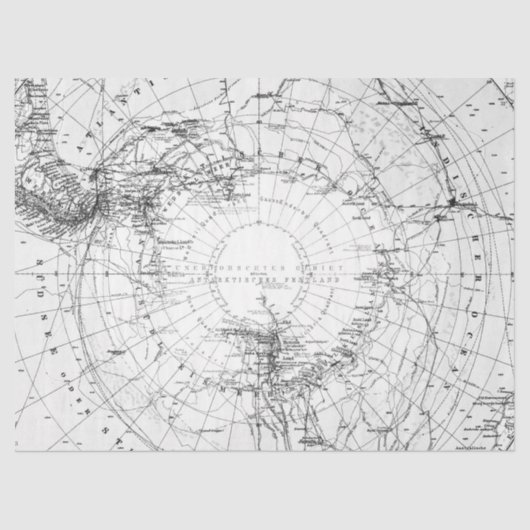 Schwarz-Weiß-Digitale Karte, Design 3 Seidenpapier (Vorderseite)