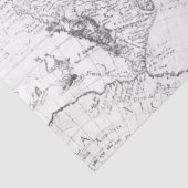 Schwarz-Weiß-Digitale Karte, Design 4 Seidenpapier (Detail)