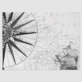 Schwarz-Weiß-Digitale Karte, Design 6 Seidenpapier (Vorderseite)