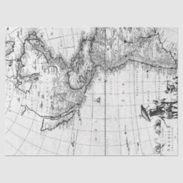 Schwarz-Weiß-Digitale Karte, Design 7 Seidenpapier