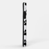 Schwarz-Weiß-Dog-Muster Case-Mate iPhone Hülle (Hinten/Rechts)