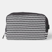 Schwarz-Weiß-Dopp-Kit Waschbeutel (Rückseite)