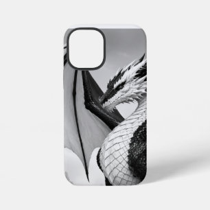 Schwarz-weiß-Drache iPhone 12 Mini Hülle