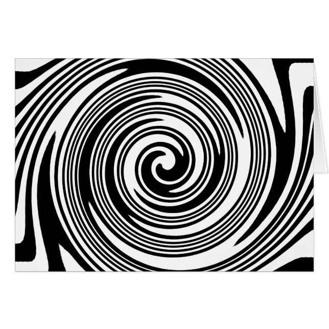 Schwarz-Weiß-Drehmuster (Vorderseite (Horizontal))