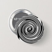 Schwarz-Weiß-Drehmuster Button (Vorne & Hinten)