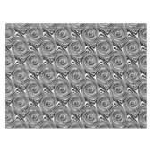 Schwarz-Weiß-Drehmuster Tischdecke (Vorderseite (Horizontal))