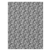 Schwarz-Weiß-Drehmuster Tischdecke (Vorderseite)