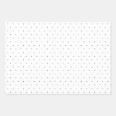 Schwarz-Weiß-Dreieck-Punkte Geschenkpapier Set (Vorderseite 2)