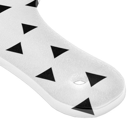 Schwarz-Weiß-Dreiecke Schneidebrett (Ecke)