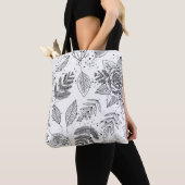 Schwarz-Weiß-Drucktasche II Tasche (Von Nahem)
