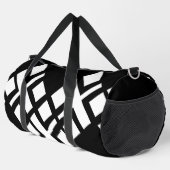 Schwarz-weiß Duffle Bag (Rechte Ecke)