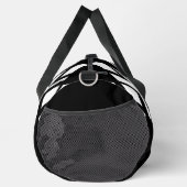 Schwarz-weiß Duffle Bag (Rechts)
