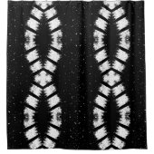 Schwarz-Weiß-Duschvorhang Duschvorhang (Vorderseite)