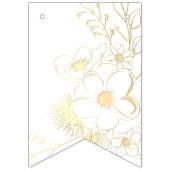 Schwarz-Weiß-Eheleute Wimpelkette (Erste Fahne)