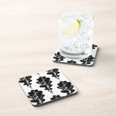 Schwarz-Weiß-Eichenholz Getränkeuntersetzer (Rechte Seite)