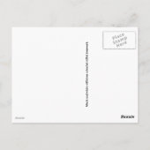 Schwarz-Weiß-Eiffel auf farbenfrohen Eiffeleisen Postkarte (Rückseite)