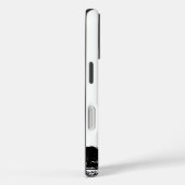 Schwarz-Weiß-Eiffelturm Case-Mate iPhone Hülle (Rückseite / Rechts)