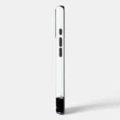 Schwarz-Weiß-Eiffelturm Case-Mate iPhone Hülle (Rückseite / Links)