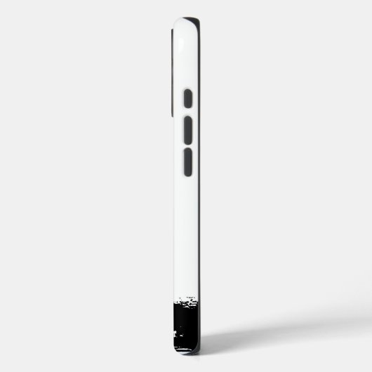 Schwarz-Weiß-Eiffelturm Case-Mate iPhone Hülle (Rückseite / Links)