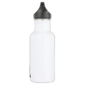 Schwarz-Weiß-Eiffelturm Edelstahlflasche (Rechts)