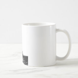 Schwarz-Weiß-Eiffelturm Kaffeetasse