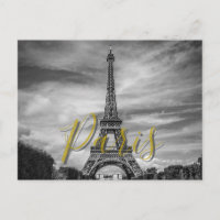 Schwarz-Weiß-Eiffelturm Paris Frankreich