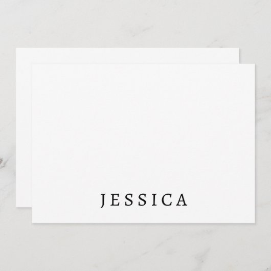 Schwarz-weiß Eindeutiger klassischer Beruflicher N (Vorne/Hinten)